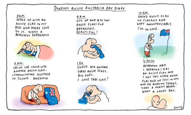 flags, flies & meat pies ...